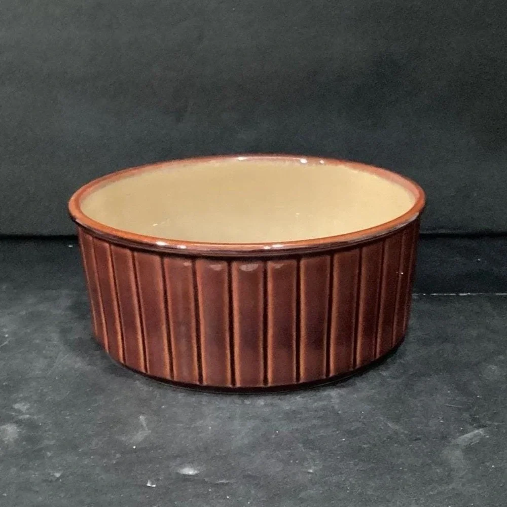Sango Nova Brown Casserole Dish #4933, No Lid, Oven‎ Proof Ceramic Bakeware